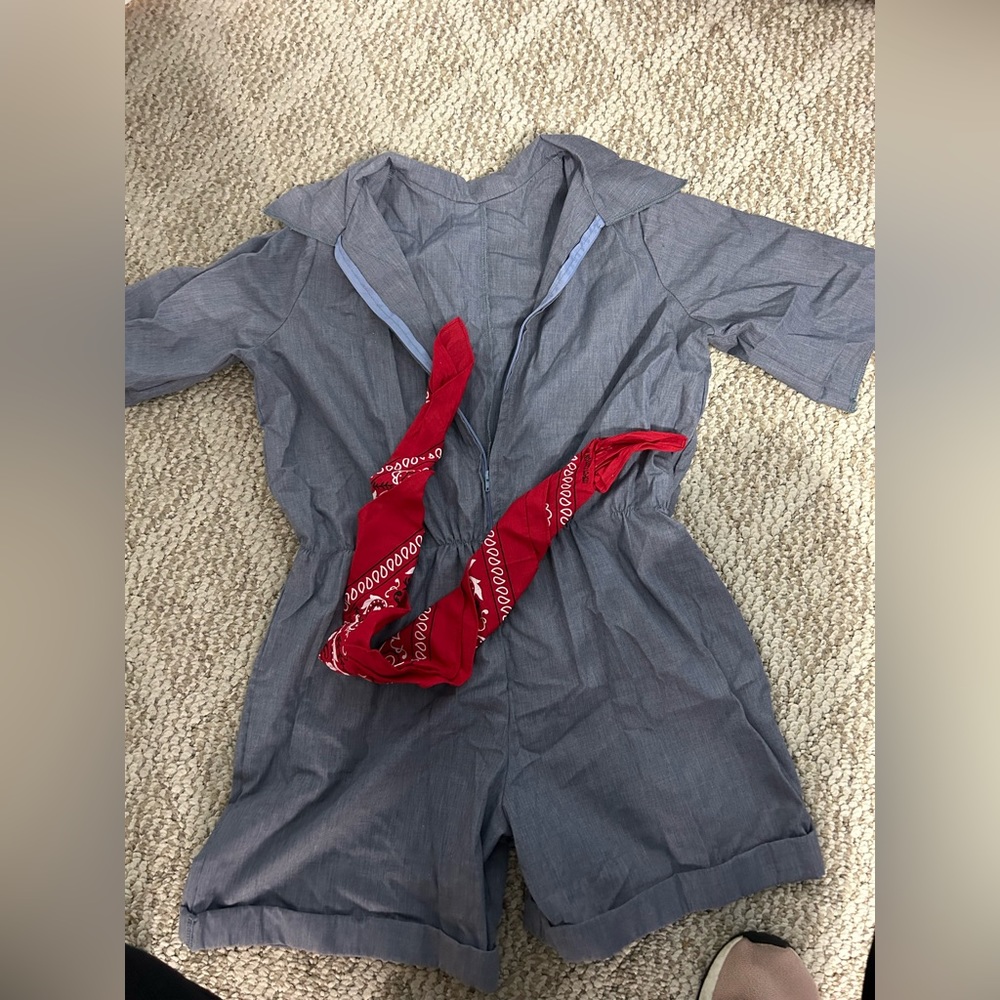 Dance costume romper and bandana